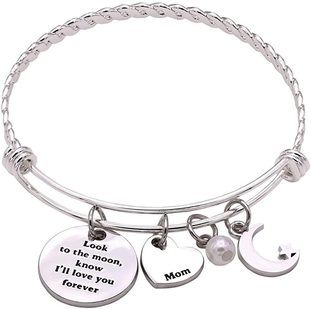 Melix Home Look The moom Know I'll Love You Forever Bangle from ...