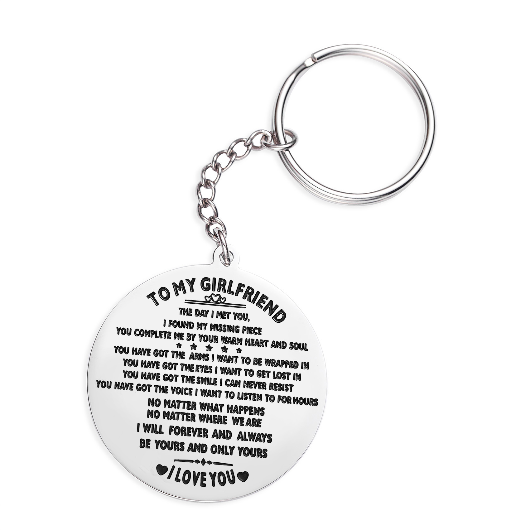 Girlfriend Keychains To My Girlfriend the Day I Met You I Found My ...